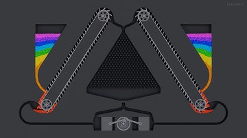 Particle fluid. Elevator. Simulation [21]