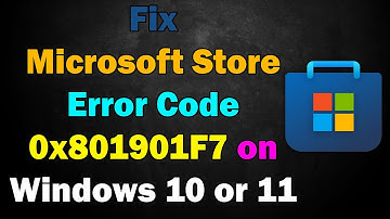 Fix Microsoft Store Error Code 0x801901F7 on Windows 11 or 10