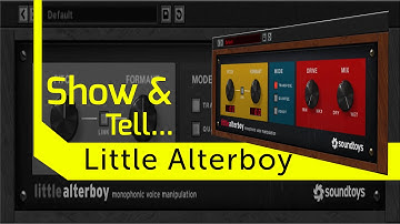 Little AlterBoy - Voice Manipulation Plugin from SoundToys. Quick Walkthrough and Demo