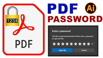 How to Save PDF with PASSWORD in Adobe Illustrator