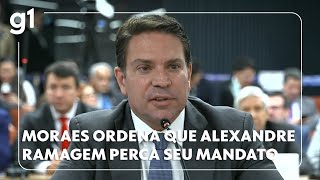 Alexandre de Moraes pede que Alexandre Ramagem perca seu mandato de deputado federal