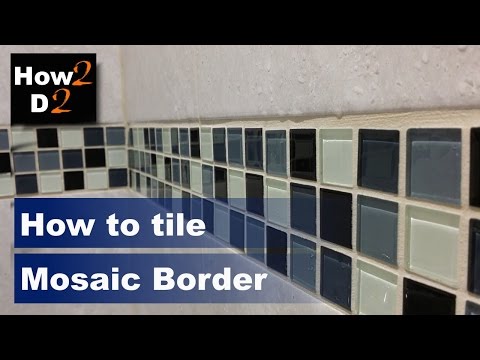 Video: Moderne Mosaik Borde