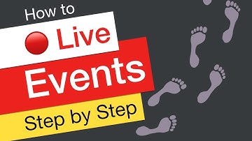 YouTube Live Events Tutorial