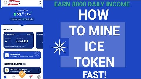 How To Mine Ice Coin | Mine Ice Token | Ice Network Mining