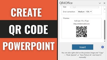How to Generate and Create a QR Code in PowerPoint