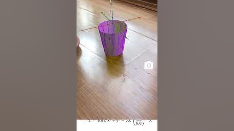 Modeling a Cup and Flowerpot in GeoGebra Augmented Reality