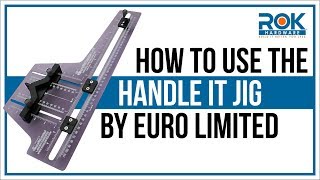 How to Install Cabinet Knobs & Pulls With The Euro Handle It Tool/Jig by Rok Hardware & Cabinets 5,686 views 6 years ago 1 minute, 53 seconds