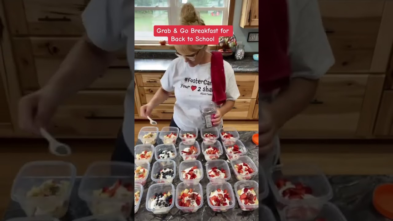 BACK TO SCHOOL GRAB & GO BREAKFAST 😉😋 