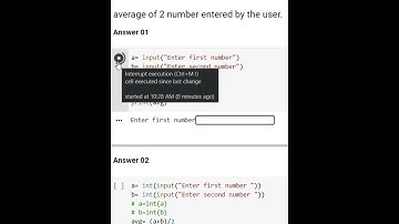 Find average of 2 number entered by the user using python program