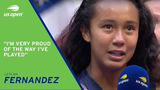 Leylah Fernandez On-Court Interview | 2021 US Open Final