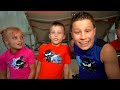 Ninja Kidz TV! Hide and Seek from Mom and Dad in Cancun Mexico