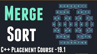 Merge Sort | Code and Explanation | C++ Course - 19.1