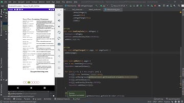 Android PDF viewer with indicator