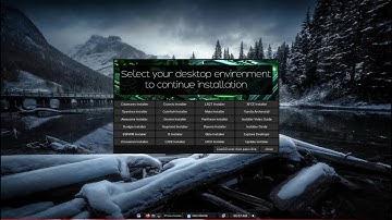 Vanilla Desktop Environments