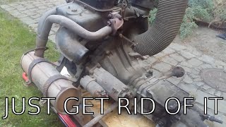 Getting the engine out - Fiat 126p EV conversion #3 (EN)