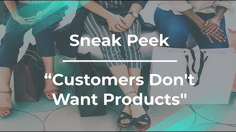 Sneak Peek: Customers Don