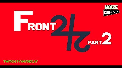 No!ze Concrete - Front 242 Special PART 2 with DJ CMO - EBM - SYNTH - ELECTRONIC MUSIC