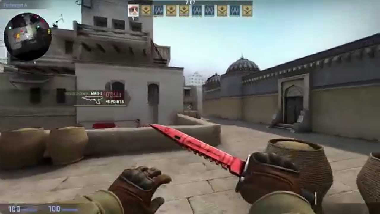cs go m9 bayonet slaughter mw showcase youtube
