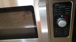 SOLWAVE MW1000D Dial style commercial microwave timer behavior