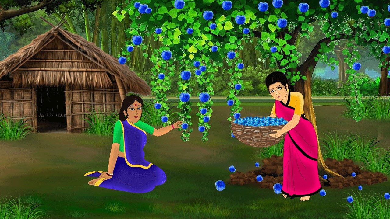 दो बहनों का ज़हरीला फल का पेड़ | Hindi Story | Hindi Kahaniya | Moral Stories | cartoon story