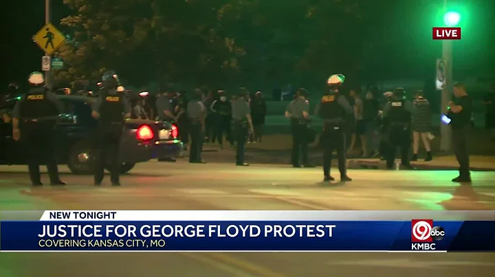 KCPD says some protesters being unruly Monday night