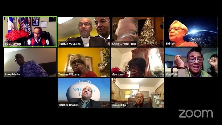 Virtual Board Meeting & Mayor & Board of Trustees ...