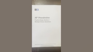 AP Precalculus Practice Exam - Exponential Functions #apprecalculus