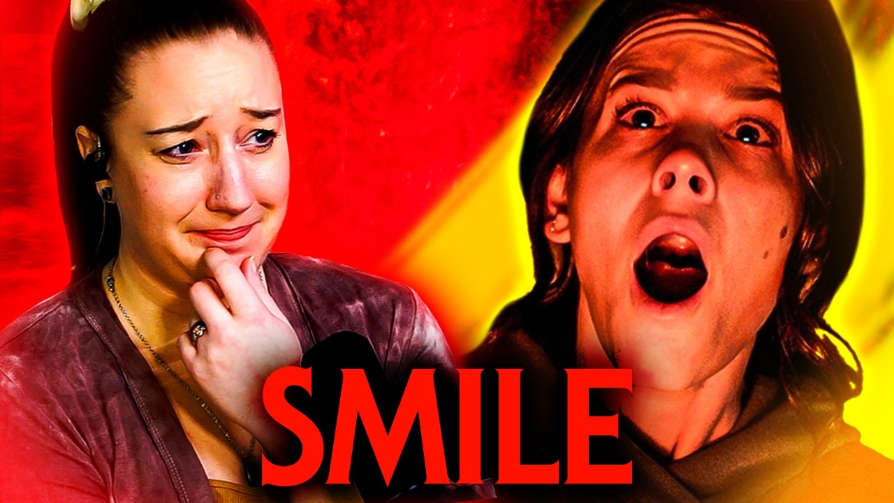 Watching SMILE for the first time, but not smiling much... 🫣😨 | Movie Reaction