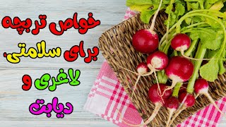 خواص تربچه باورنکردنی است / فواید تربچه برای سلامتی، لاغری و دیابت