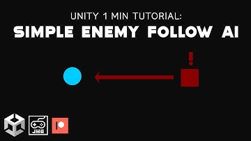 Simple Enemy Follow AI in ONE MINUTE in Unity!