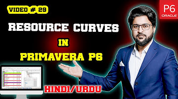 Primavera P6 Tutorial: How to Use Resource Curves Explained | Video 29.