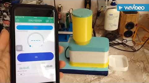 DIY 3D printed automatic pet feeder