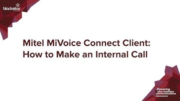 Mitel (ShoreTel) MiVoice Connect Client: How to make an Internal Call
