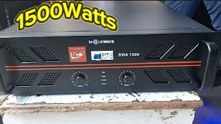 LIVE SHOCKWAVE 1500 POWER AMPLIFIER 1500 WATTS