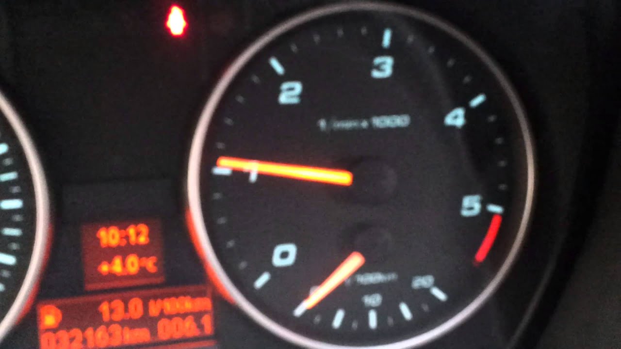 BMW E90 'M3 style' diesel gauge cluster, day light shot YouTube
