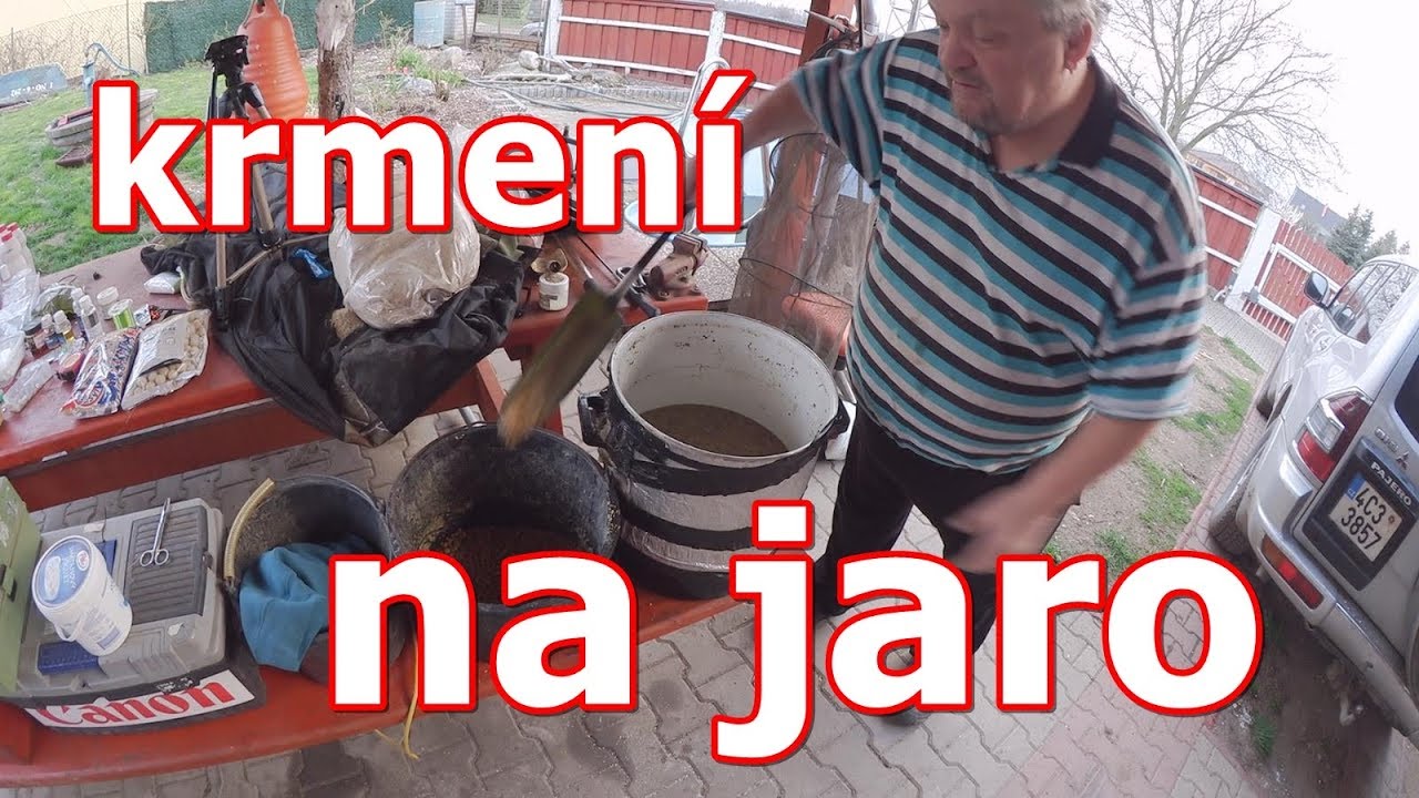 Krmení na jarooooo   a  příprava  lodi