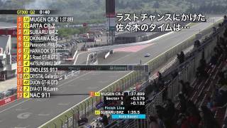 SUBARU BRZ GT300 2013SUPER GT 第2戦富士スピードウェイ予選ダイジェスト