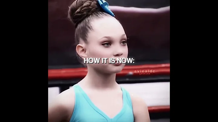 the difference is sad ☹️ || #shortsfeed  #shorts  #edit  #sad  #chloelukasiak  #maddieziegler #fyp