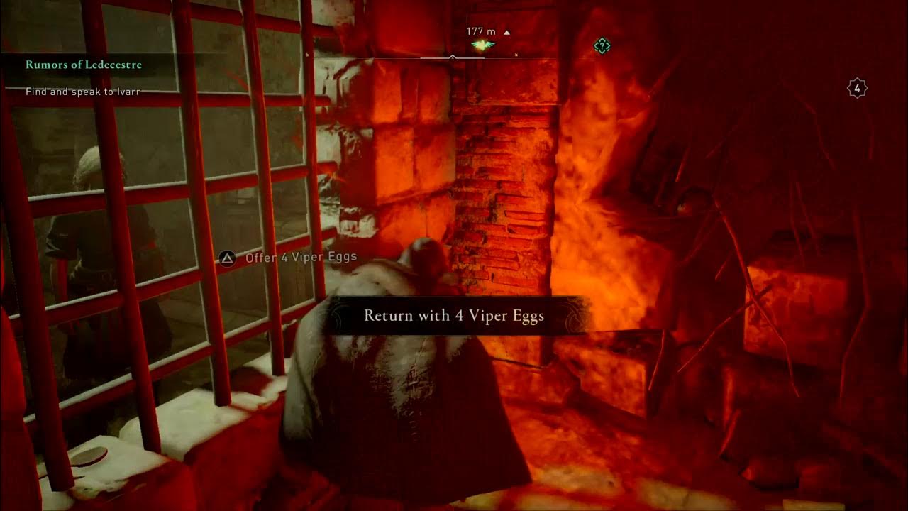 ACValhalla Ledecestre Mystery+ 2 chests, Underground chest, barred