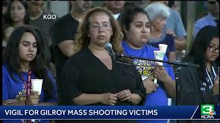 Hundreds attend vigil for Gilroy mass shooting vicitms