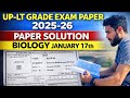 UP LT-Grade Exam Paper 2026 || Paper Solution Biology || Ashish giri