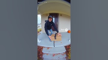 Caught on Camera: Porch Pirate Fails Badly!