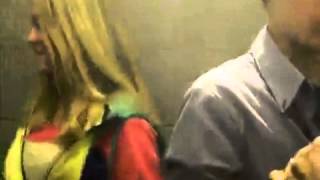 Justin Bieber Backstage Kissing Fan On The Lips