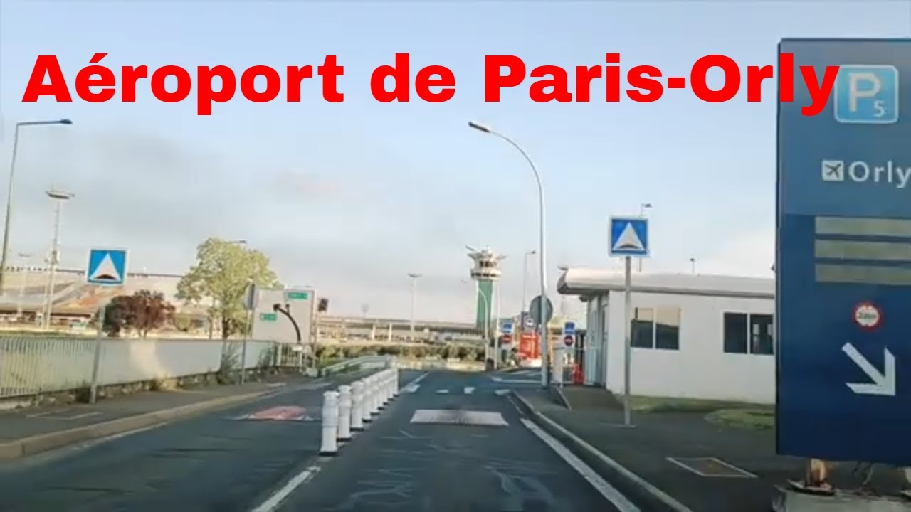 Aéroport de Paris-Orly- 4K- Driving- French region