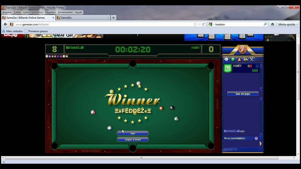 GameZer  Billiards Online Games