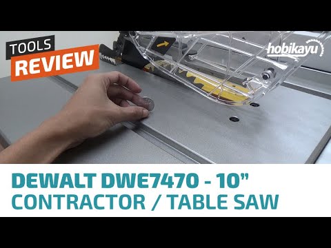 Review Dewalt DWE7470 Table Saw - YouTube