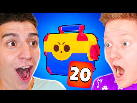ОТКРЫТИЕ КЕЙСОВ В BRAWL STARS с ПОЗЗИ ! **ОЧЕНЬ ПОВЕЗЛО**
