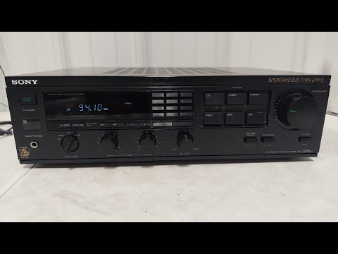 Sony FM-AM Stereo Receiver STR-GX5ES - YouTube