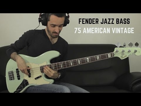 FENDER JAZZ BASS 75 AMERICAN VINTAGE FSR - Groove #2 // Bruno Tauzin