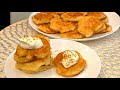 Оладьи скороспелки с яблоками или оладушки с припёком. Очень ВКУСНЫЕ!